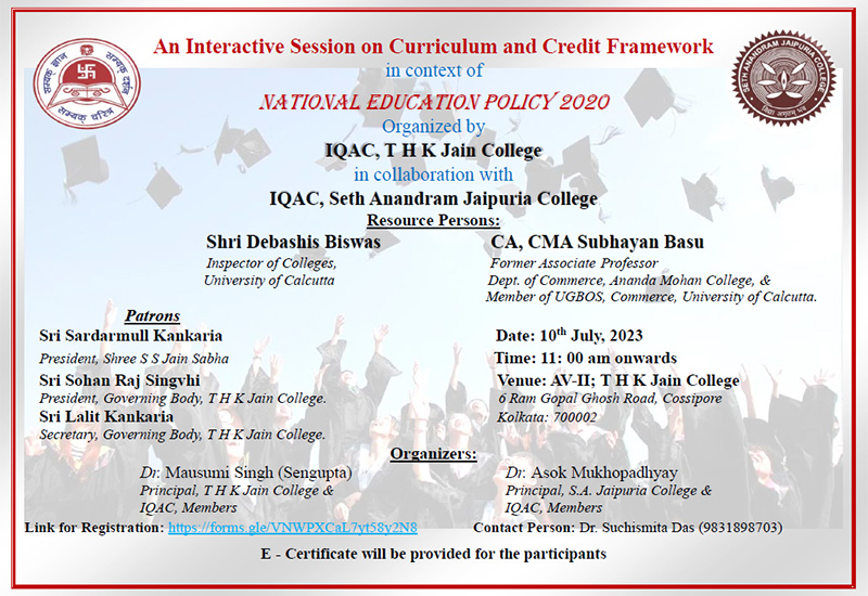 An Interactive Session on Curriculum and Credit Framework